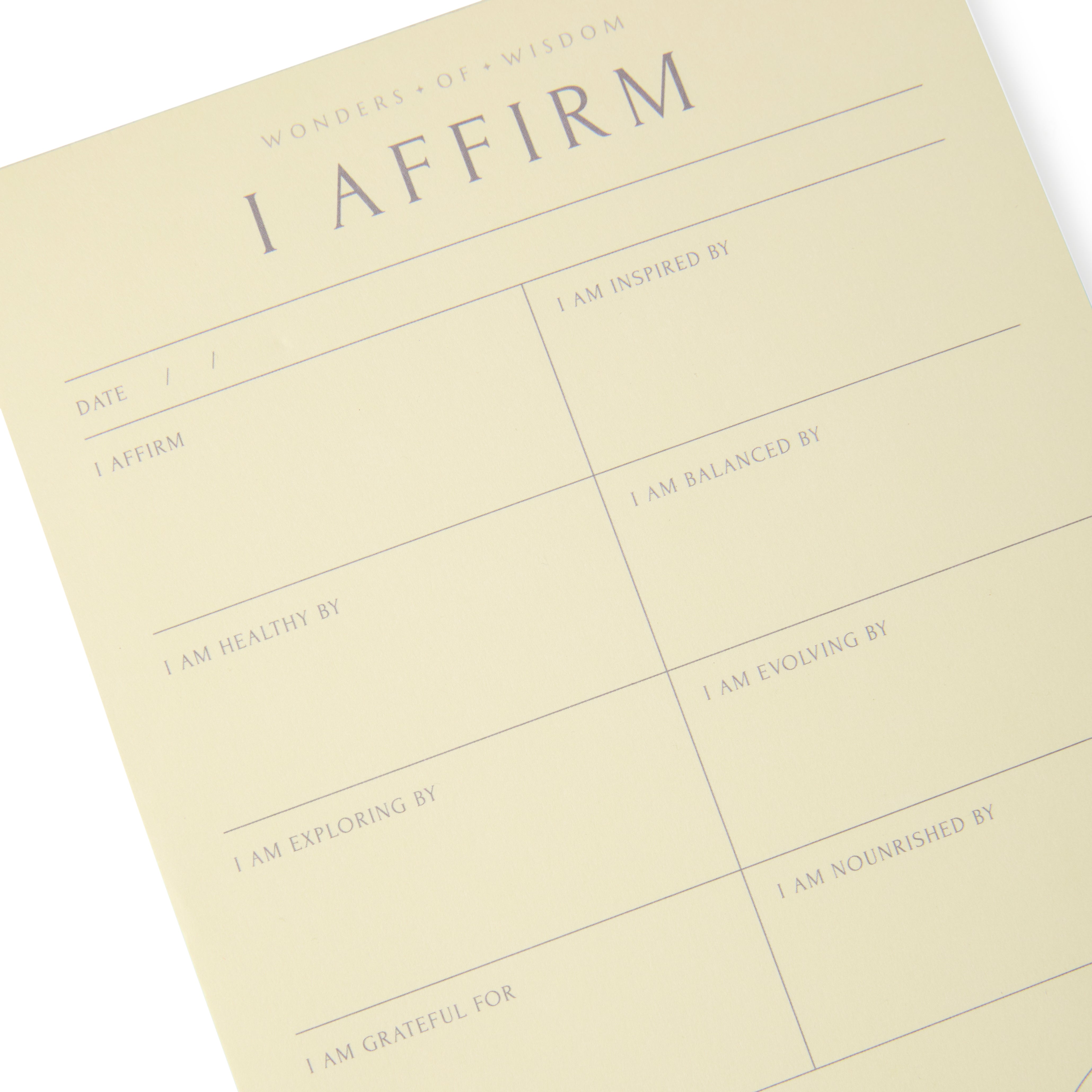 Daily Affirmation Pad