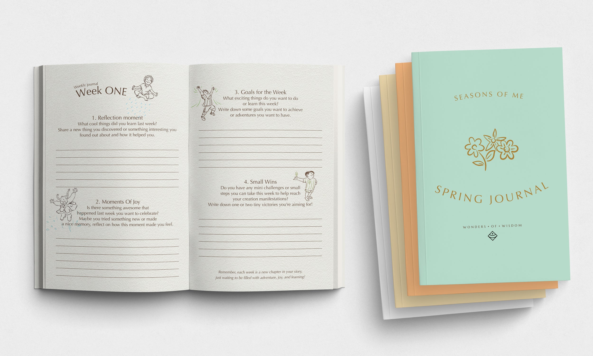 Journey of I AM – Children's Evolving Through the Seasons Journals