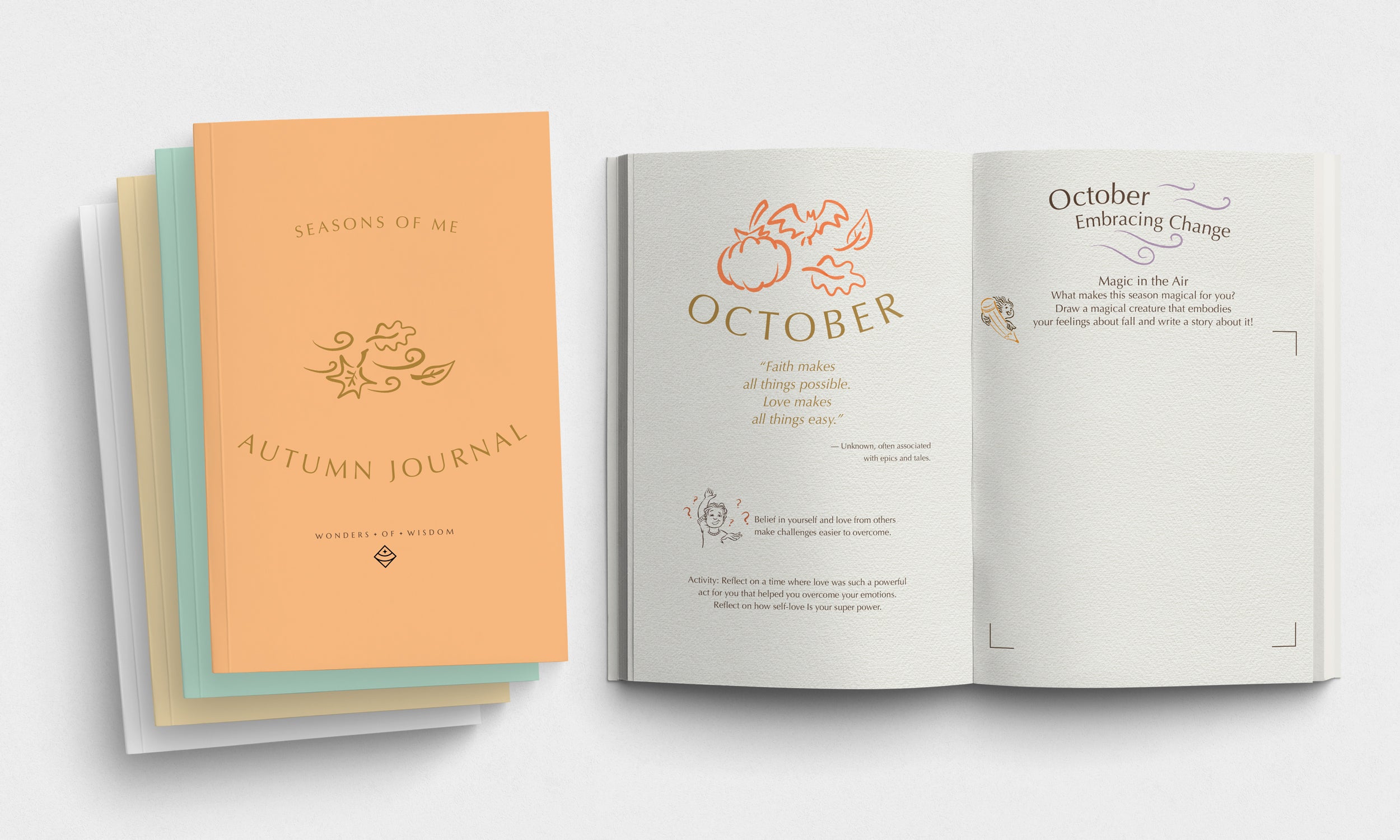 Journey of I AM – Children's Evolving Through the Seasons Journals